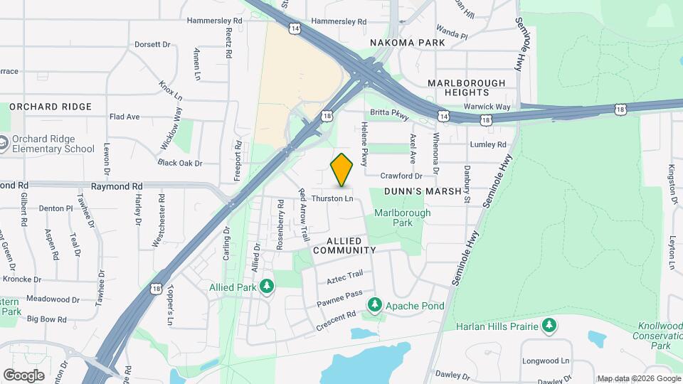 4520 Thurston Ln Map and Location Details