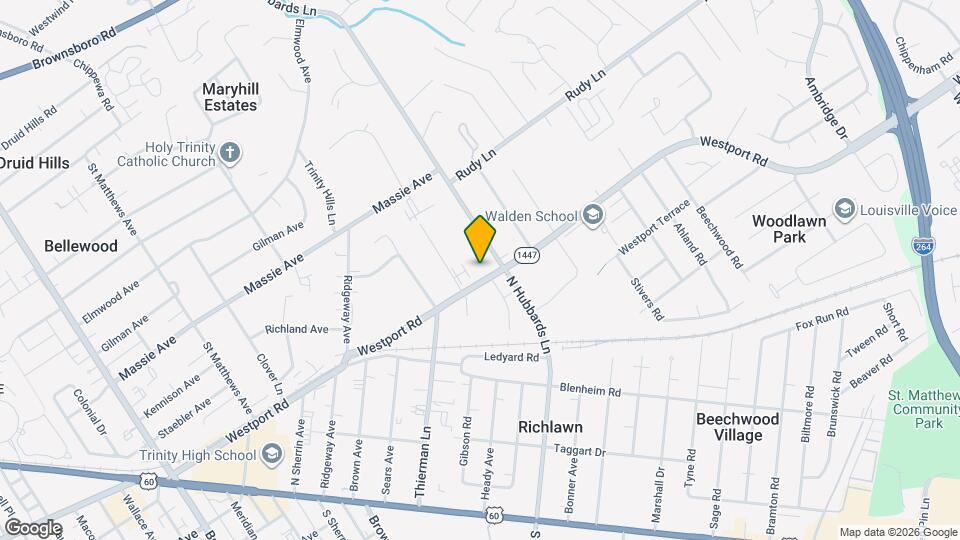 4187 Westport Rd Map and Location Details