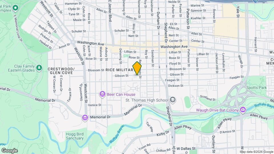 5207 Gibson St Map and Location Details