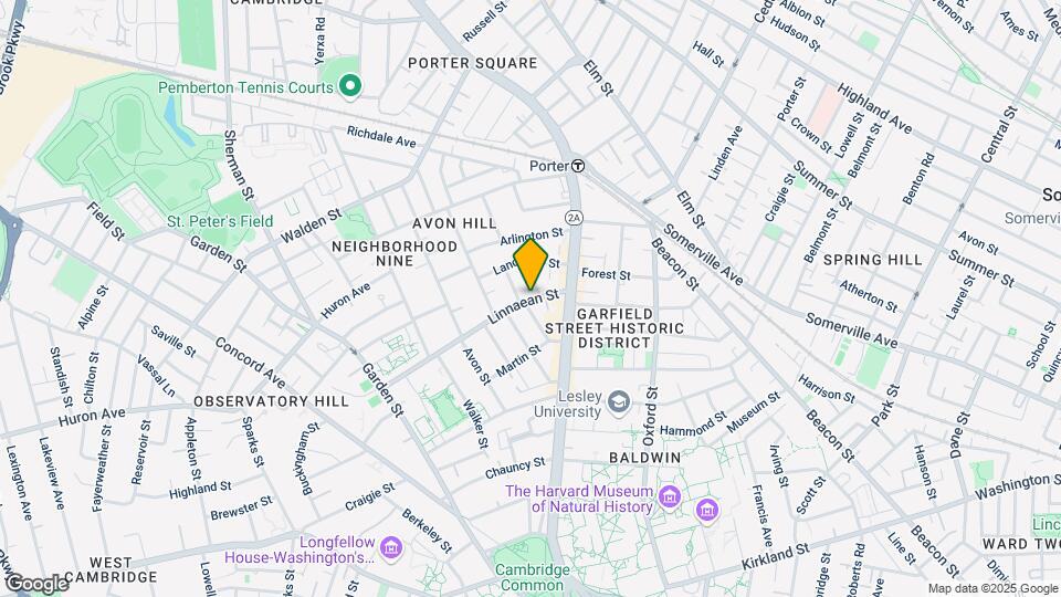 15 Linnaean St-Unit -Apt 12A Map and Location Details