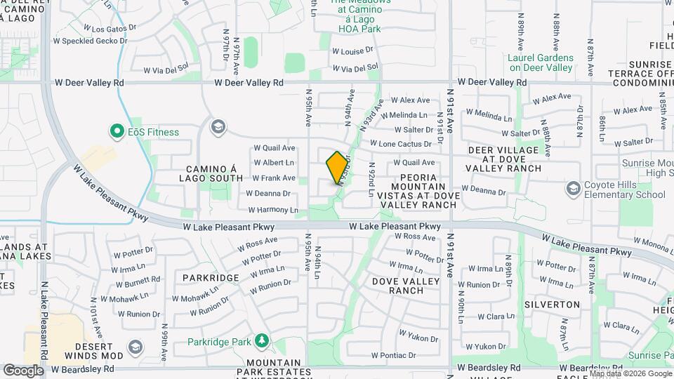 9453 W Frank Ave Map and Location Details