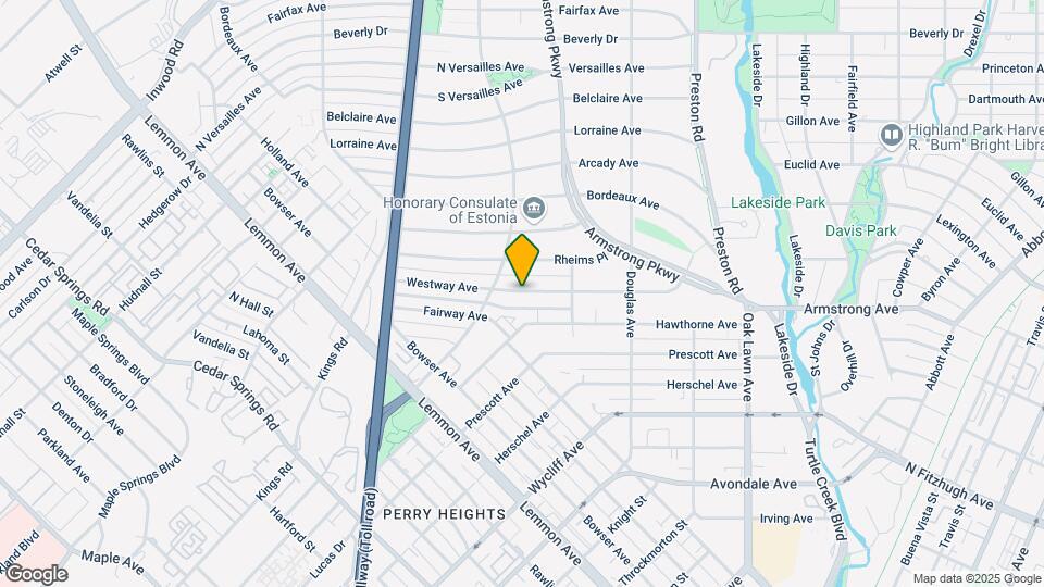 4434 Westway Ave Map and Location Details