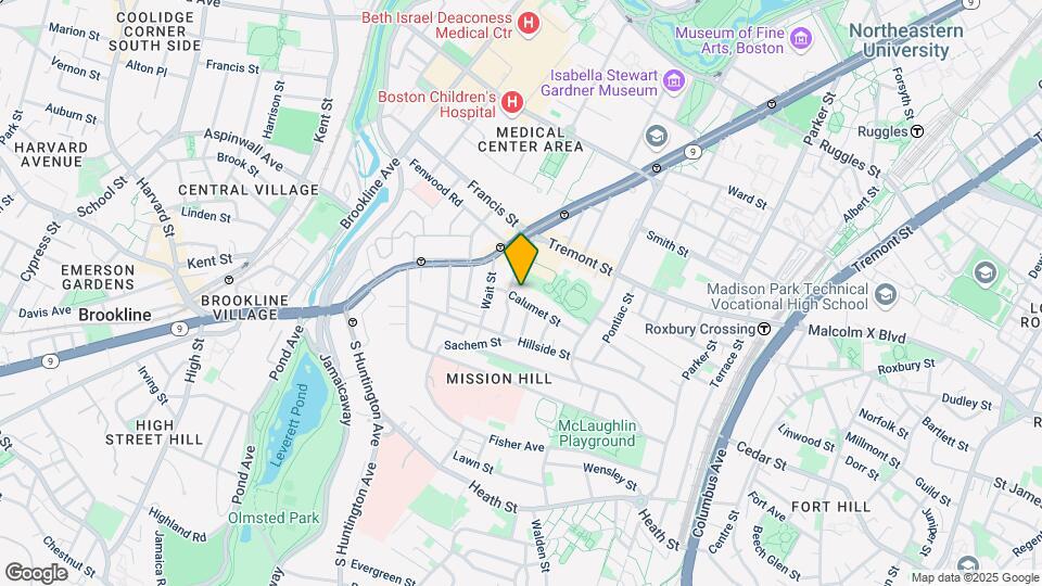 50 Calumet St, Unit 1F Map and Location Details