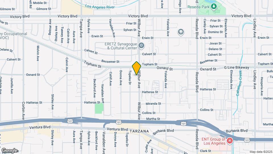 5965 Wilbur Ave Map and Location Details