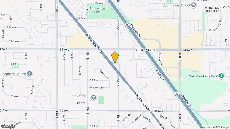 2302-2306 King George Blvd Map and Location Details