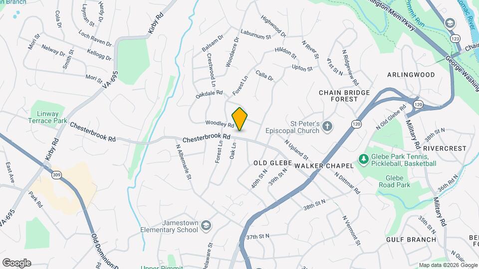 5924 Chesterbrook Rd Map and Location Details