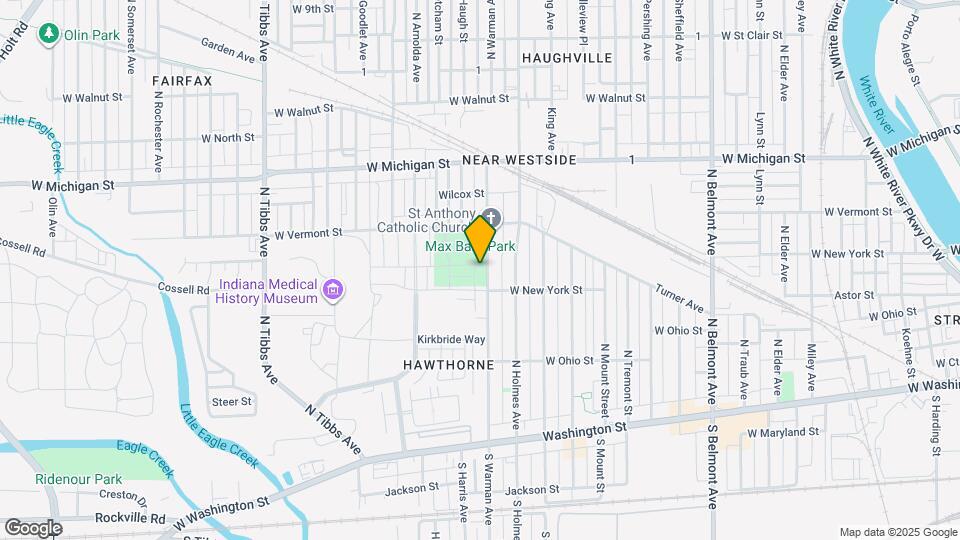 326 N Warman Ave Map and Location Details