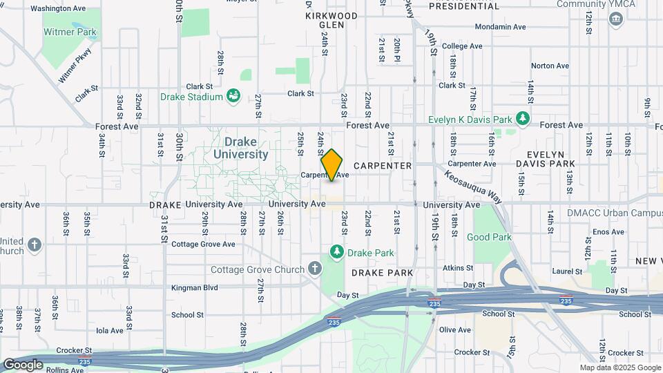 1217 24th St Map and Location Details