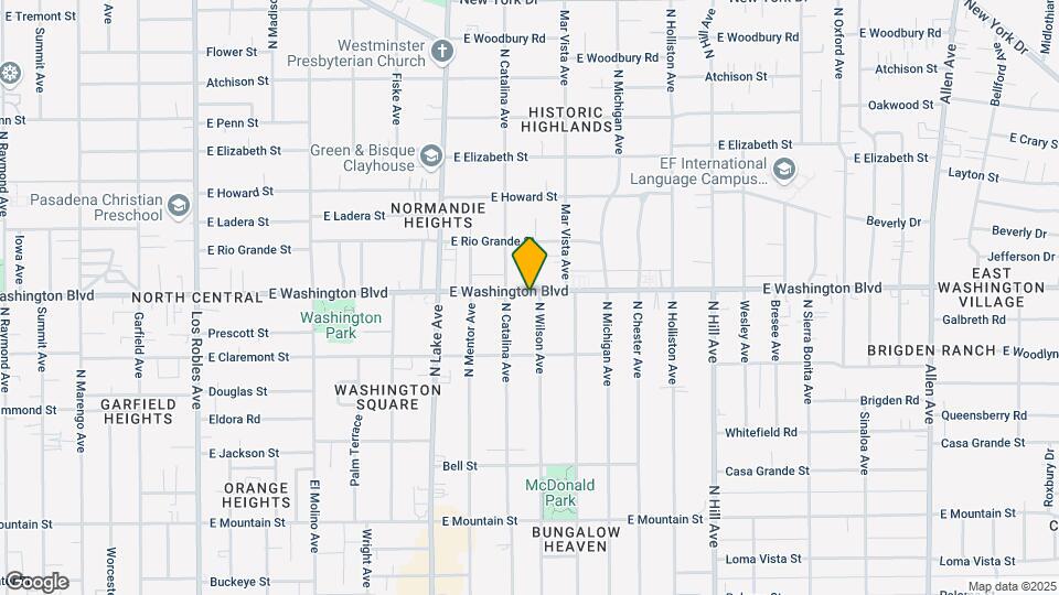 1058 Washington Blvd Map and Location Details
