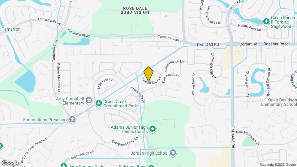 28127 Scenic Shore Ln Map and Location Details