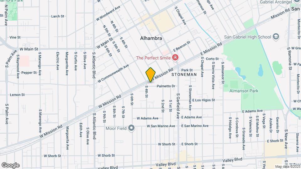 233-235 Palmetto Dr Mapa y Detalles de la Ubicación