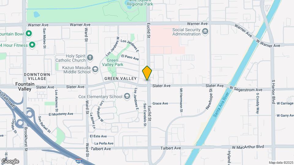 10981 Slater Ave Map and Location Details