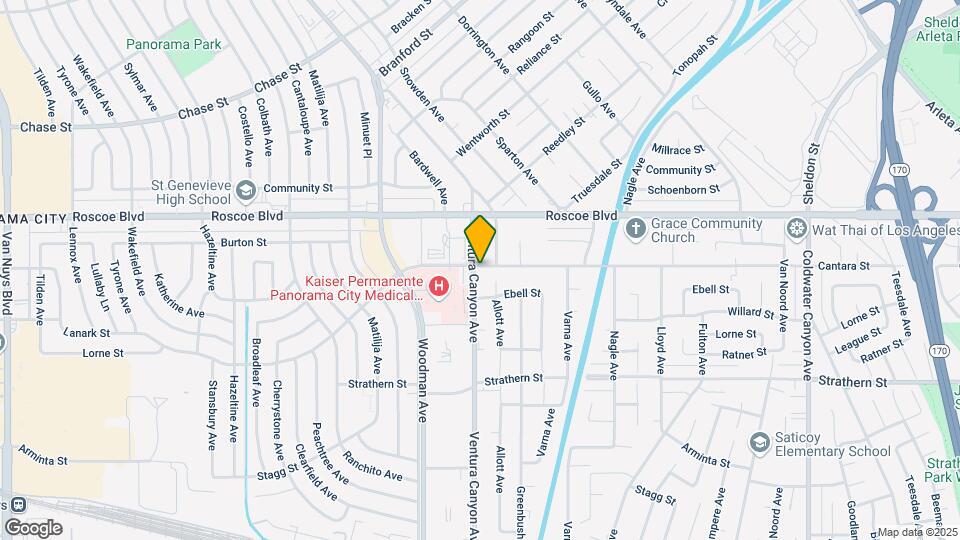 13552 Cantara St Map and Location Details