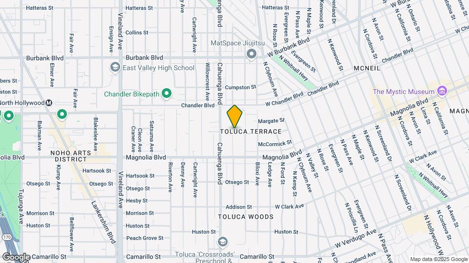 5302-5308 Auckland Ave Mapa y Detalles de la Ubicación