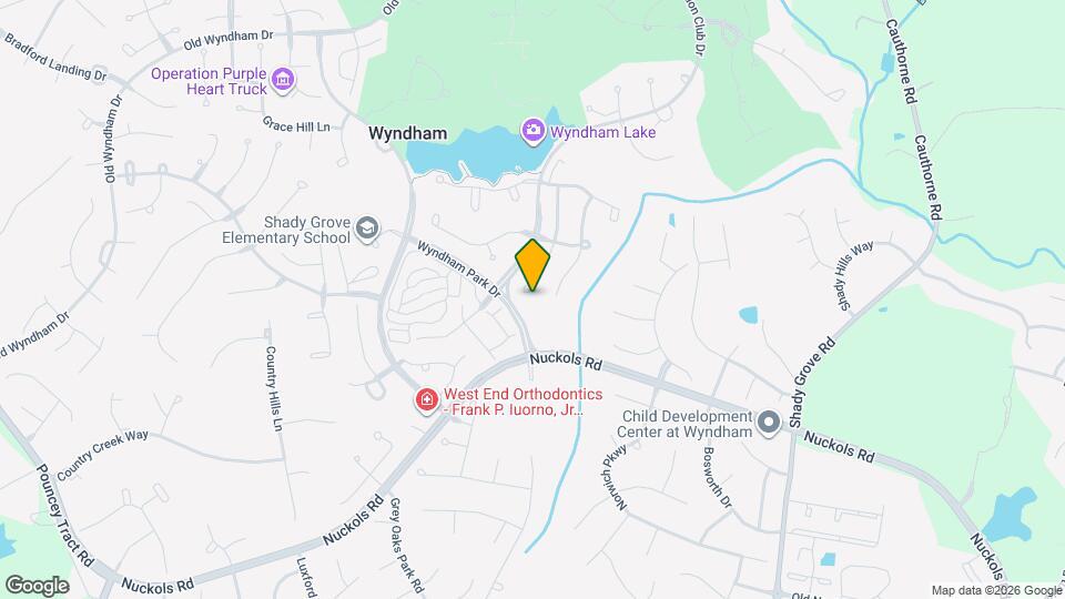 11704 Park Forest Ct Map and Location Details