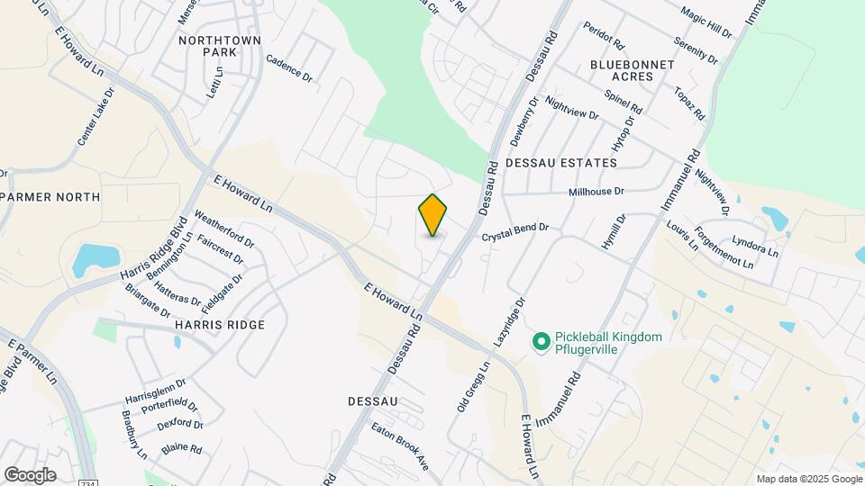 13624 Dessau Rd Map and Location Details