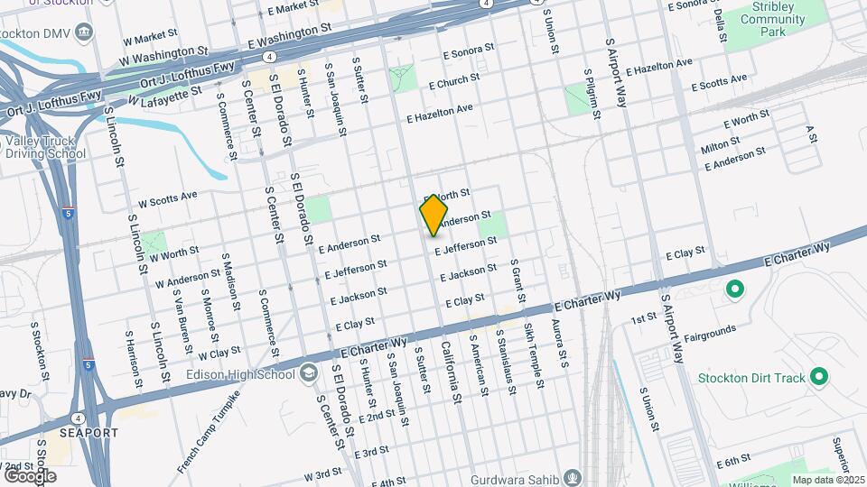 1034-1040 S California St Mapa y Detalles de la Ubicación