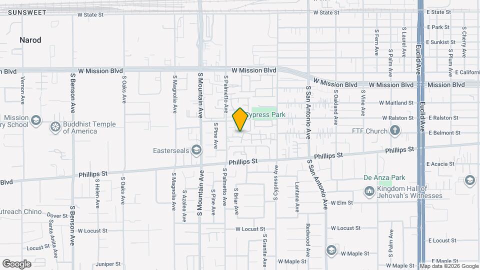 1211 S Palmetto Ave Map and Location Details