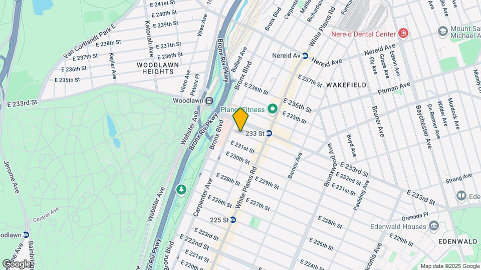 644 E 232nd St Mapa y Detalles de la Ubicación