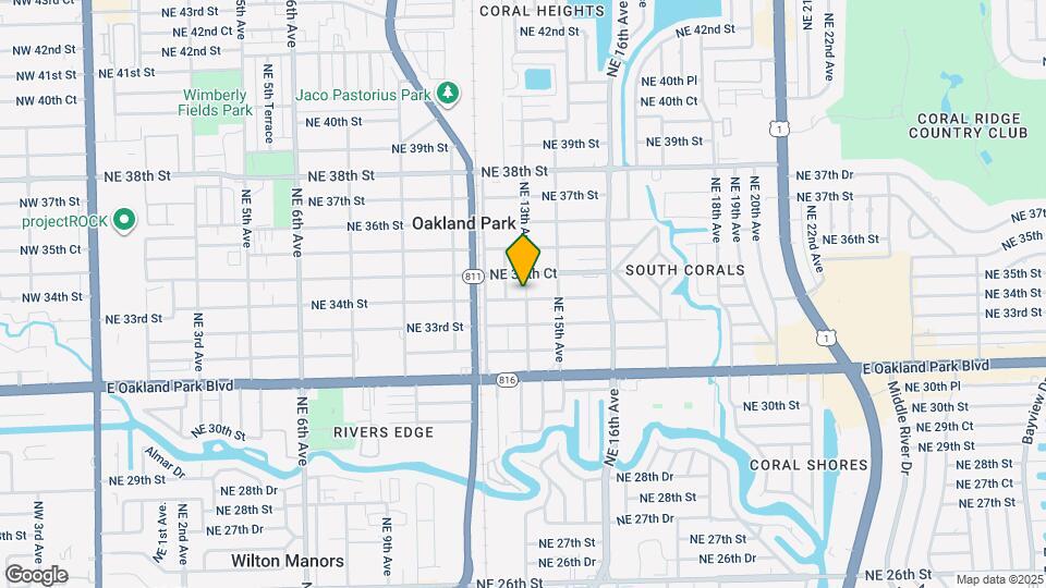 1297 NE 34th St Map and Location Details