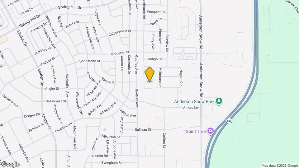 1539 Diane St Map and Location Details