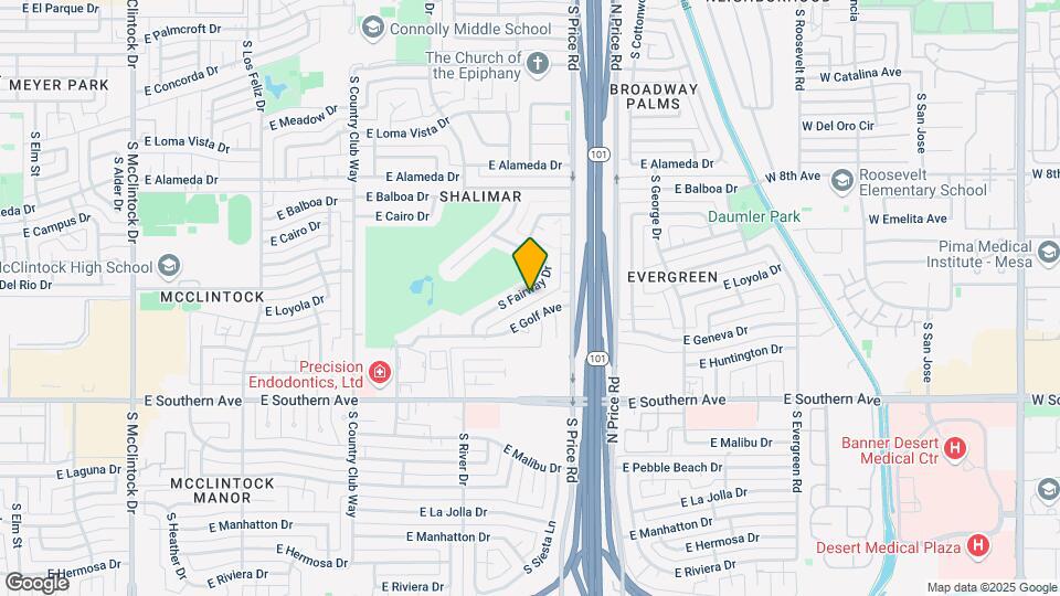3005 S Fairway Dr Map and Location Details