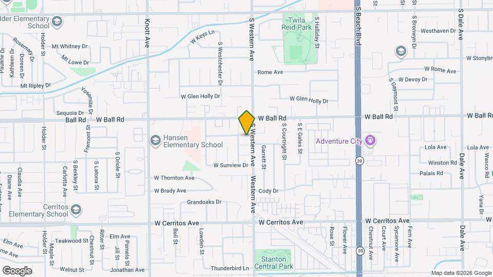 3208 W Ravenswood Dr Map and Location Details