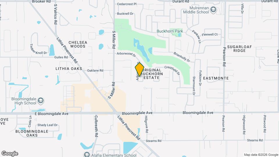 2537 Arborwood Dr Mapa y Detalles de la Ubicación