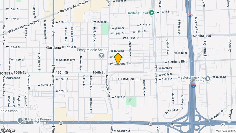 1308 W Gardena Blvd Map and Location Details