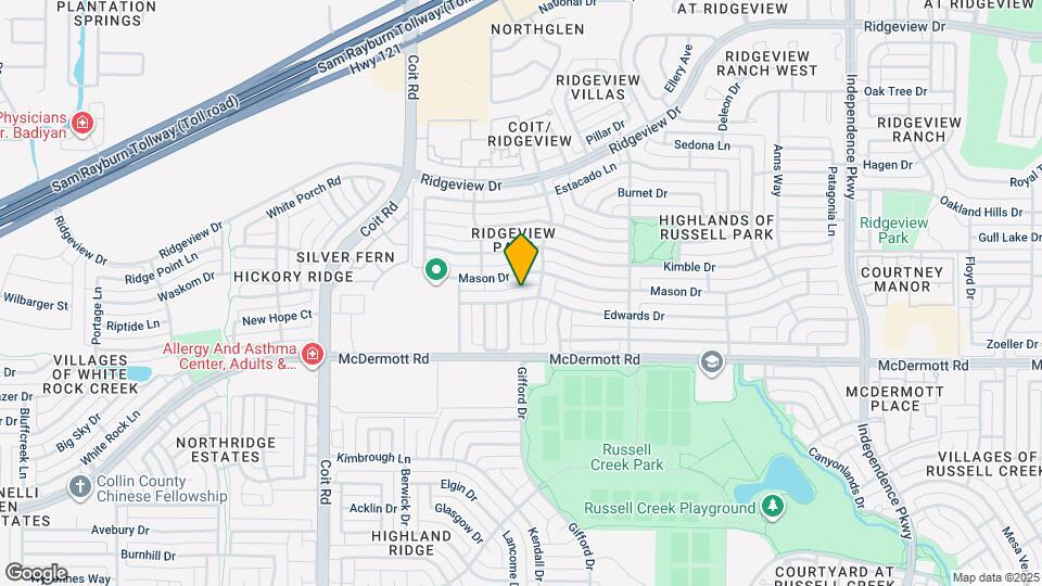 3609 Edwards Dr Map and Location Details