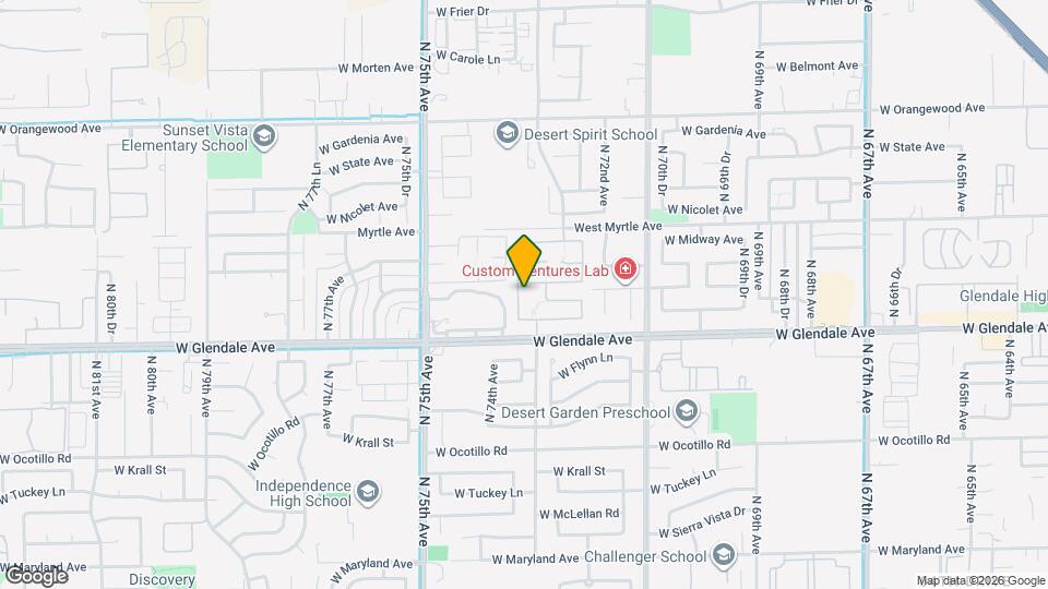 7133 N 73rd Dr Mapa y Detalles de la Ubicación