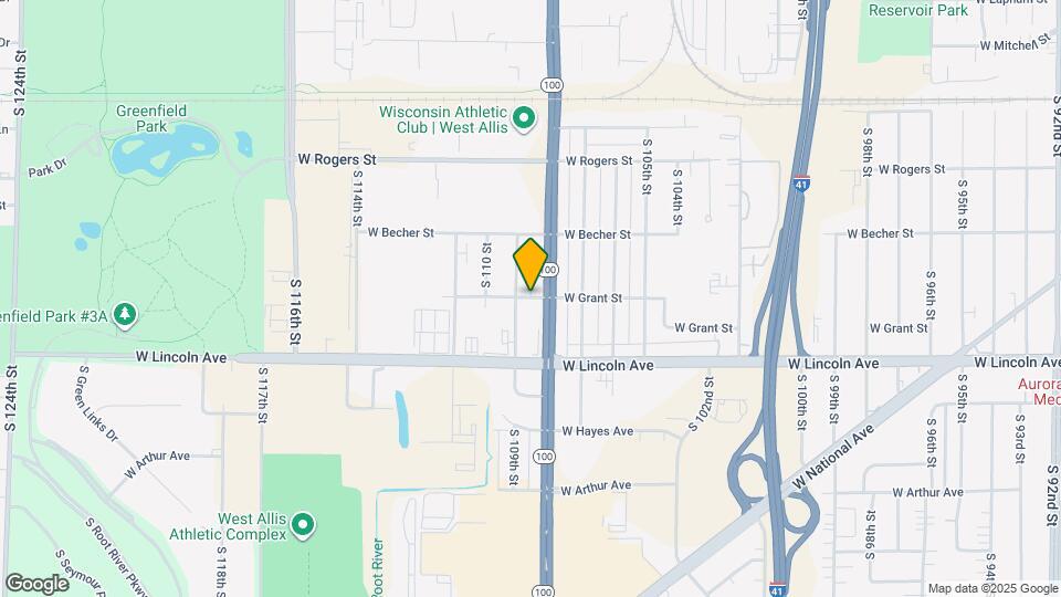 10827 W Grant St Map and Location Details