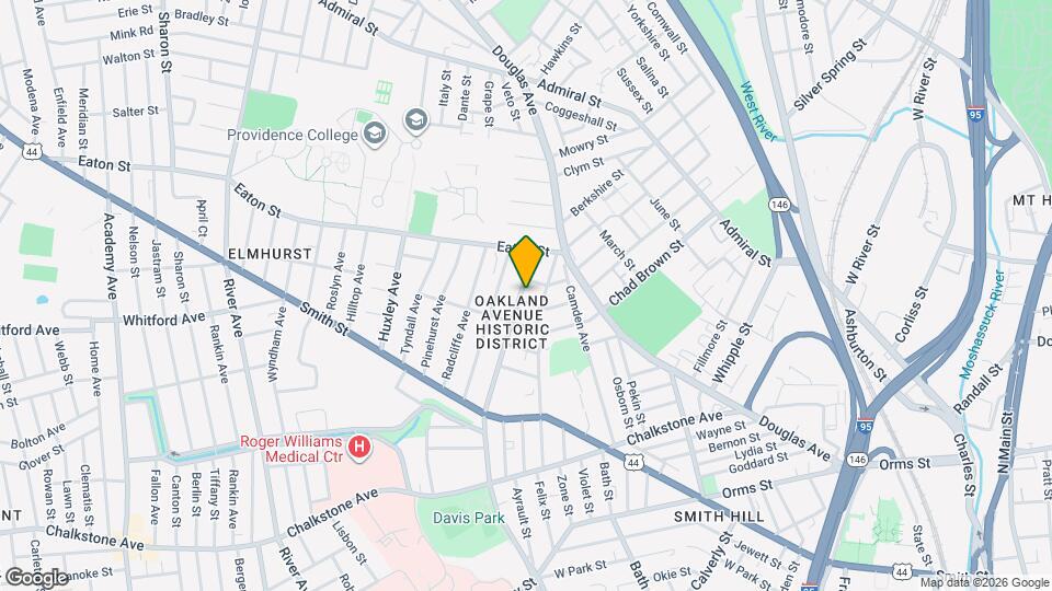 201 Oakland Ave Map and Location Details