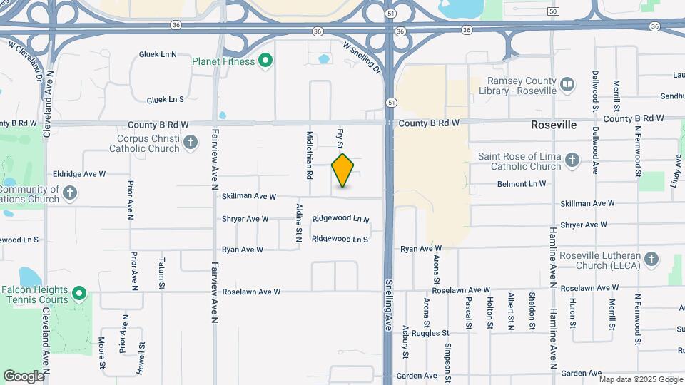 1635 Skillman Ave Map and Location Details