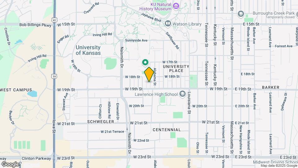 1822 Maine St Map and Location Details