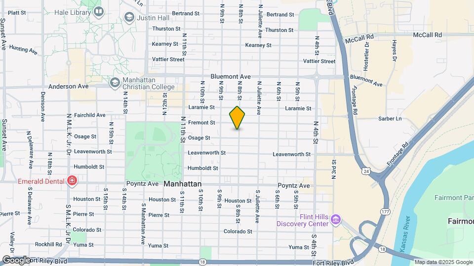 800 Osage St Mapa y Detalles de la Ubicación