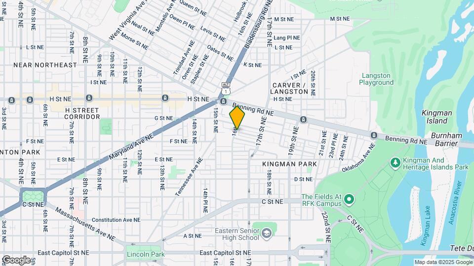 619 16th St NE Map and Location Details