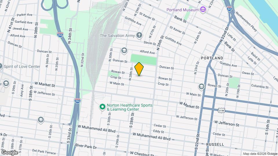 2642 Rowan St Map and Location Details