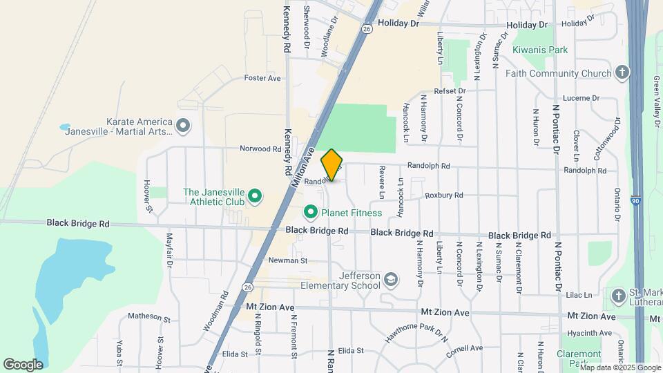 1922 N Randall Ave Map and Location Details