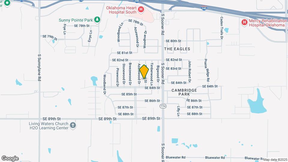 8421 Woodhue Dr Map and Location Details