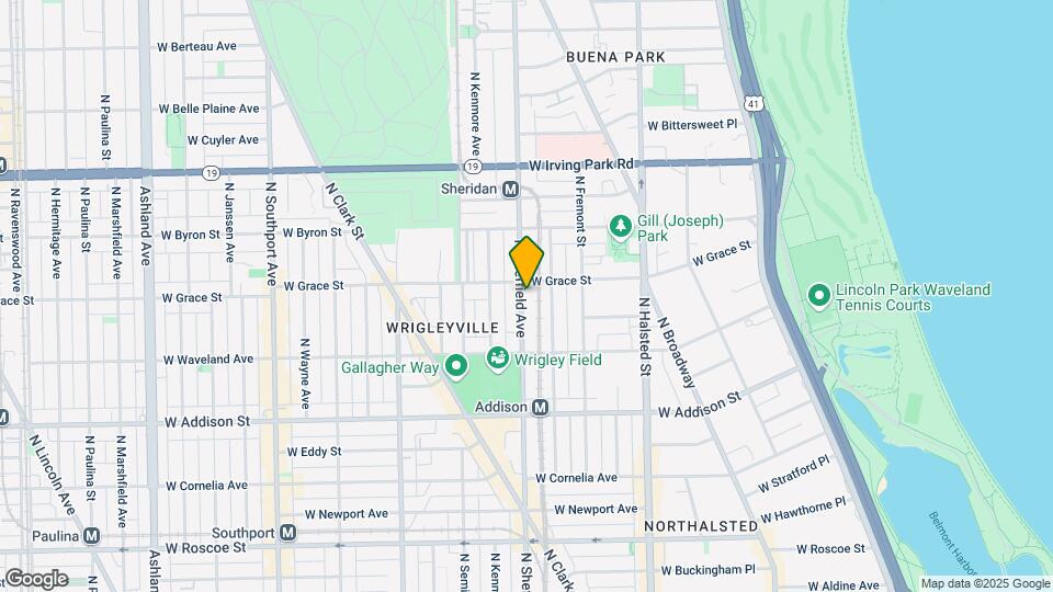 3757 N Sheffield Ave Map and Location Details