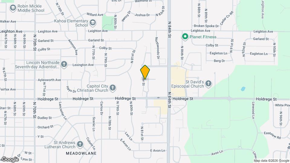 1648 Sawyer St Map and Location Details