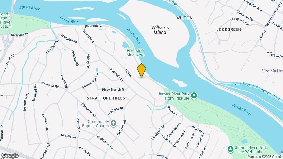 7500 Orchardhill Dr Map and Location Details