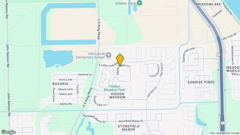 12718 Mystic Water Ln Map and Location Details