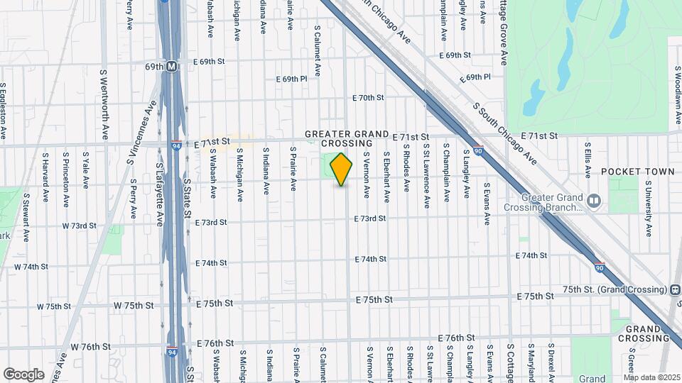 7214 S King Dr, Unit Apt 2 Mapa y Detalles de la Ubicación
