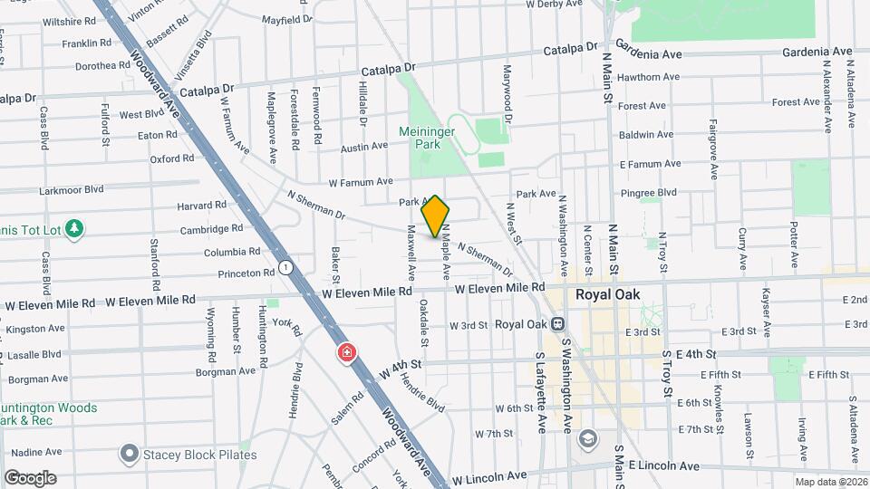 805 N Sherman Dr Map and Location Details