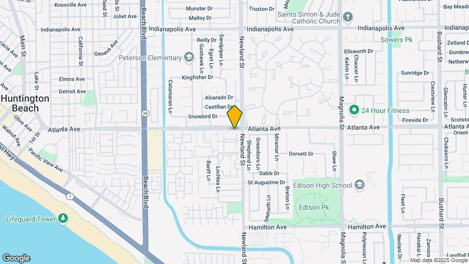 Los Arbolitos Apartments, Huntington Beach Mapa y Detalles de la Ubicación