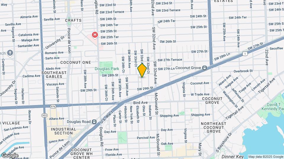 2837 SW 33rd Ave Map and Location Details
