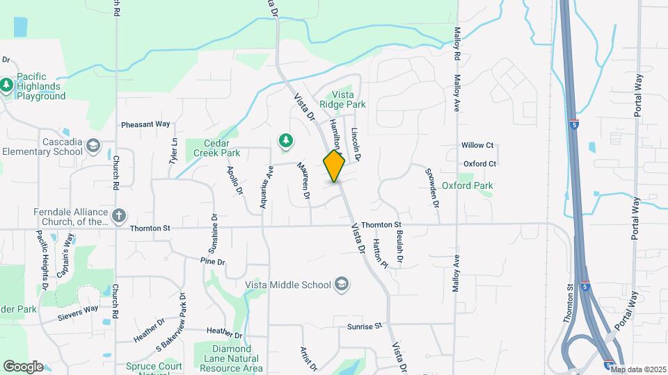 6143 Vista Dr Map and Location Details