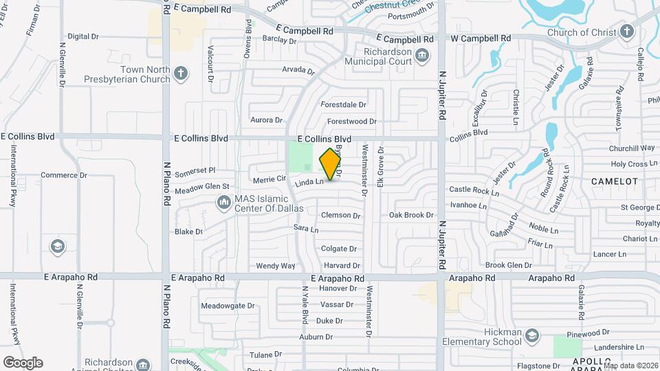 1818 Linda Ln Map and Location Details